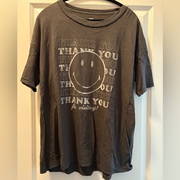 aerie Tops - Aerie Charcoal Tee